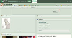 Desktop Screenshot of mr-mello-sama.deviantart.com