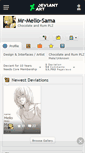 Mobile Screenshot of mr-mello-sama.deviantart.com