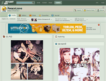 Tablet Screenshot of peeaceloove.deviantart.com