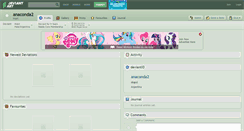 Desktop Screenshot of anaconda2.deviantart.com