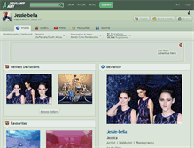 Tablet Screenshot of jessie-bella.deviantart.com