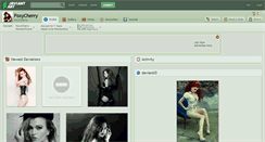 Desktop Screenshot of foxycherry.deviantart.com