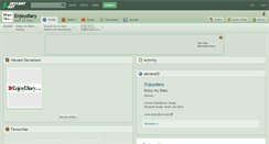 Desktop Screenshot of enjoydiary.deviantart.com