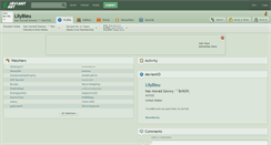 Desktop Screenshot of lilybleu.deviantart.com
