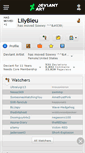 Mobile Screenshot of lilybleu.deviantart.com