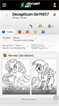 Mobile Screenshot of decepticon-girl9857.deviantart.com