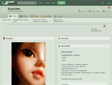 Tablet Screenshot of krua-chan.deviantart.com