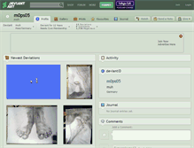 Tablet Screenshot of m0ps05.deviantart.com