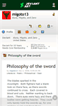Mobile Screenshot of migoto13.deviantart.com