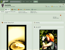 Tablet Screenshot of anorielle.deviantart.com