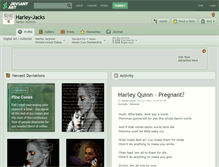 Tablet Screenshot of harley-jacks.deviantart.com