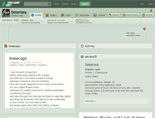 Tablet Screenshot of deteriora.deviantart.com