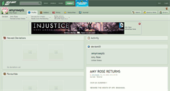 Desktop Screenshot of amyroseplz.deviantart.com