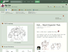 Tablet Screenshot of big--cee.deviantart.com