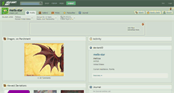 Desktop Screenshot of melis-star.deviantart.com