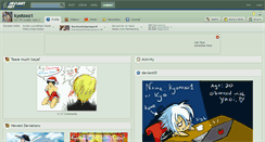 Desktop Screenshot of kyotoxo1.deviantart.com