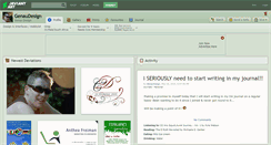 Desktop Screenshot of genaudesign.deviantart.com