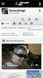 Mobile Screenshot of genaudesign.deviantart.com