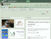 Tablet Screenshot of genaudesign.deviantart.com
