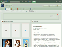 Tablet Screenshot of dream-chan.deviantart.com