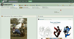Desktop Screenshot of dragonheart07.deviantart.com