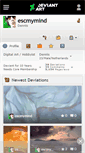 Mobile Screenshot of escmymind.deviantart.com
