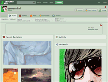 Tablet Screenshot of escmymind.deviantart.com