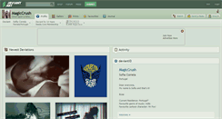 Desktop Screenshot of magiccrush.deviantart.com