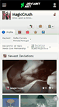 Mobile Screenshot of magiccrush.deviantart.com