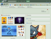 Tablet Screenshot of npr1977.deviantart.com