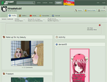 Tablet Screenshot of hinaakatsuki.deviantart.com