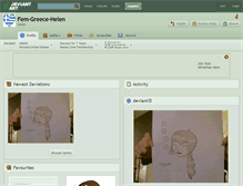 Tablet Screenshot of fem-greece-helen.deviantart.com