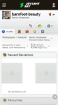 Mobile Screenshot of barefoot-beauty.deviantart.com