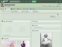 Tablet Screenshot of barefoot-beauty.deviantart.com