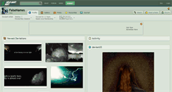 Desktop Screenshot of falsenames.deviantart.com