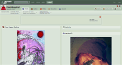 Desktop Screenshot of cosmiksquirel.deviantart.com