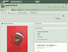 Tablet Screenshot of kung-fu-kiwifruit.deviantart.com