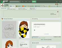 Tablet Screenshot of cwtsh.deviantart.com