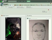 Tablet Screenshot of dangem.deviantart.com