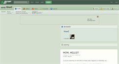 Desktop Screenshot of knuxz.deviantart.com