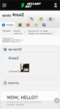 Mobile Screenshot of knuxz.deviantart.com