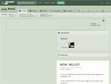 Tablet Screenshot of knuxz.deviantart.com