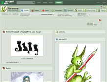 Tablet Screenshot of koranona.deviantart.com