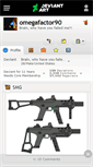 Mobile Screenshot of omegafactor90.deviantart.com