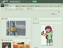Tablet Screenshot of draye.deviantart.com
