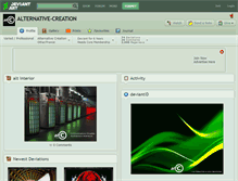 Tablet Screenshot of alternative-creation.deviantart.com