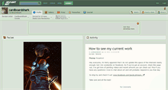 Desktop Screenshot of cardboardshark.deviantart.com