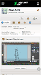 Mobile Screenshot of blue-fuzz.deviantart.com