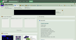 Desktop Screenshot of closet-monster.deviantart.com