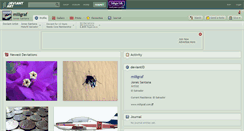 Desktop Screenshot of miligraf.deviantart.com